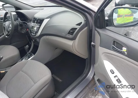 2013 Hyundai Accent Gls из США, поврежденный, VIN KMHCU4AE0DU576992